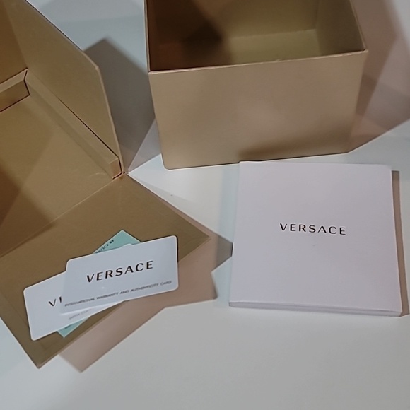 VERSACE Gold Square Watch Box - Picture 5 of 6